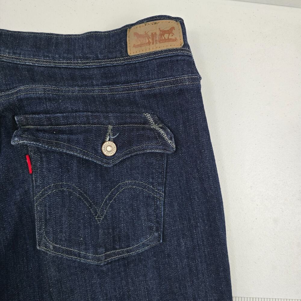 Levi's 515 bootcut jeans 16L 33x34 blue deniim womens 5657 - Picture 4 of 14